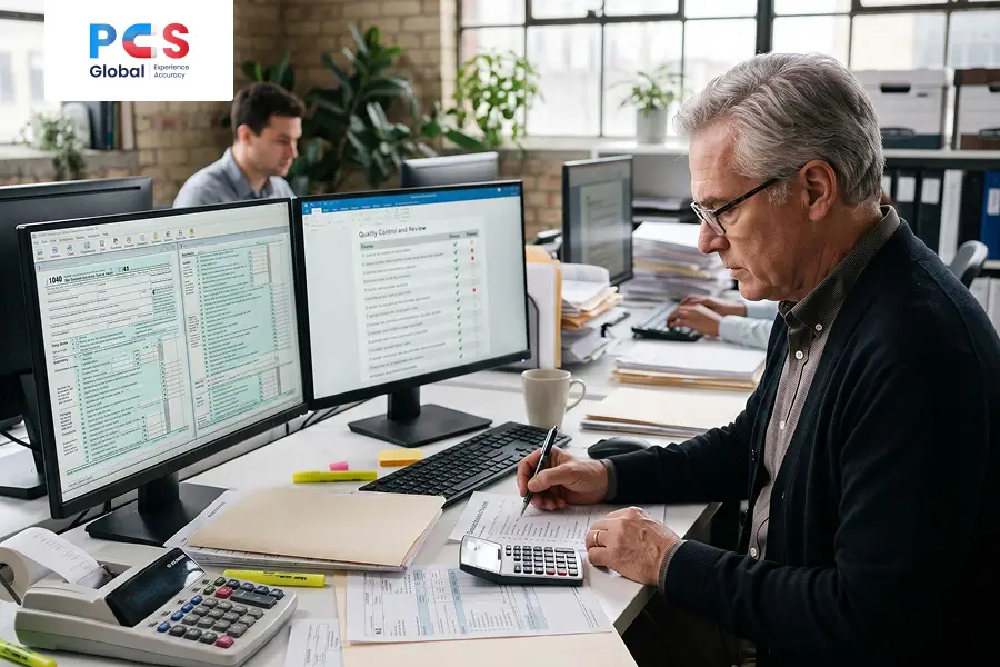 Tax preparation outsourcing services