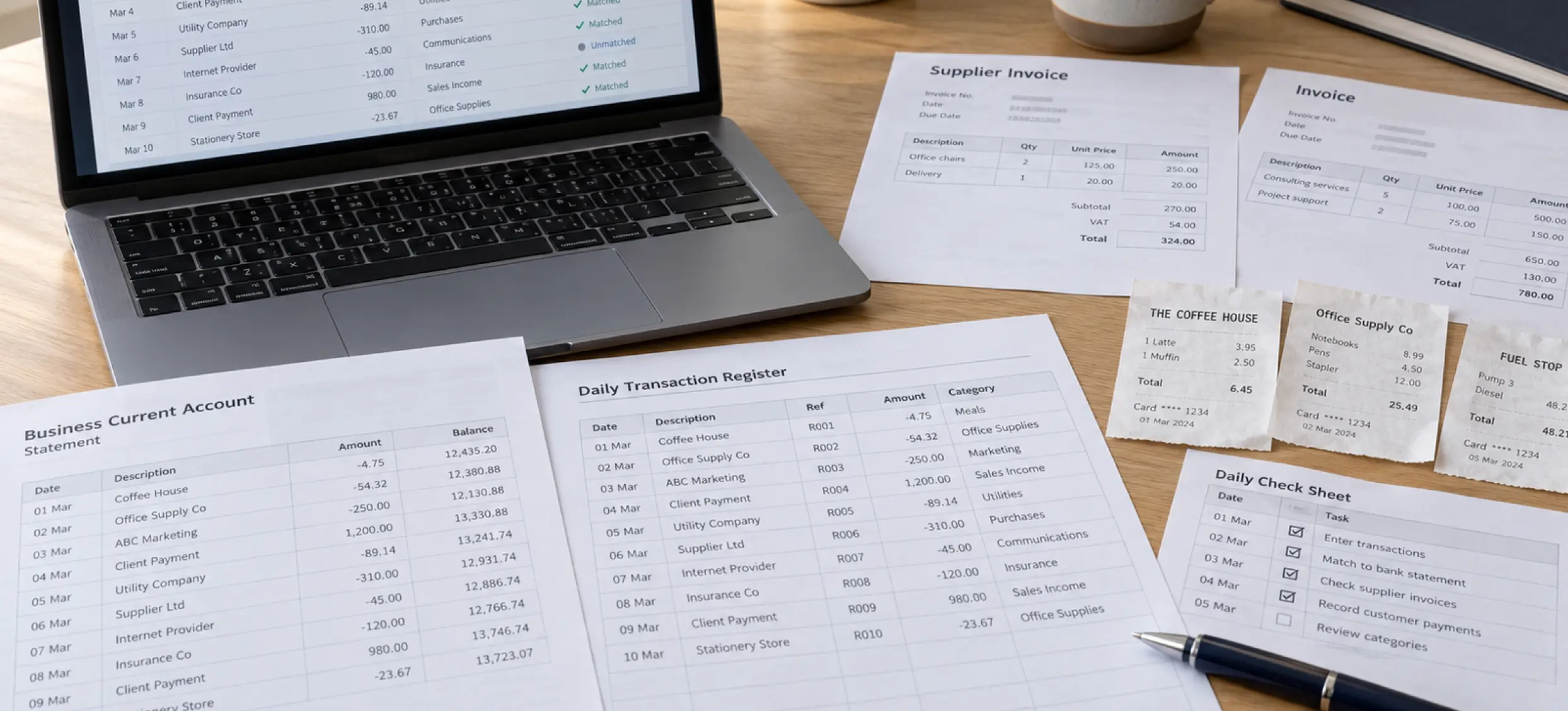 Accurate Day-to-Day Bookkeeping